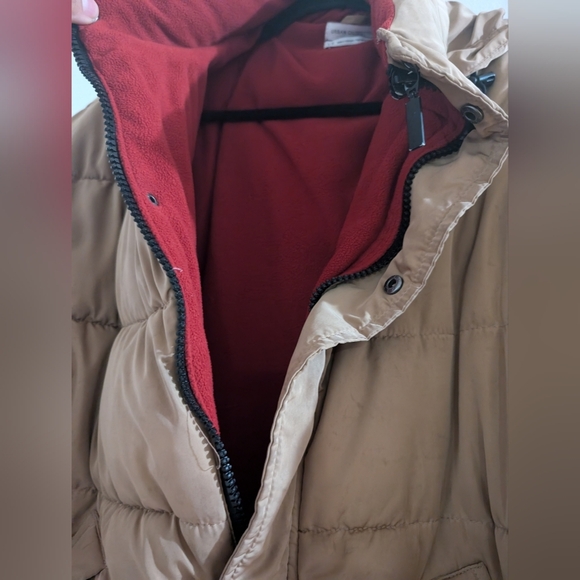 Urban Outfitters Tan Puffer Jacket Cropped Quilted Design - Picture 4 of 9